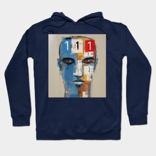 Numerology 111 Man Abstract Art Hoodie